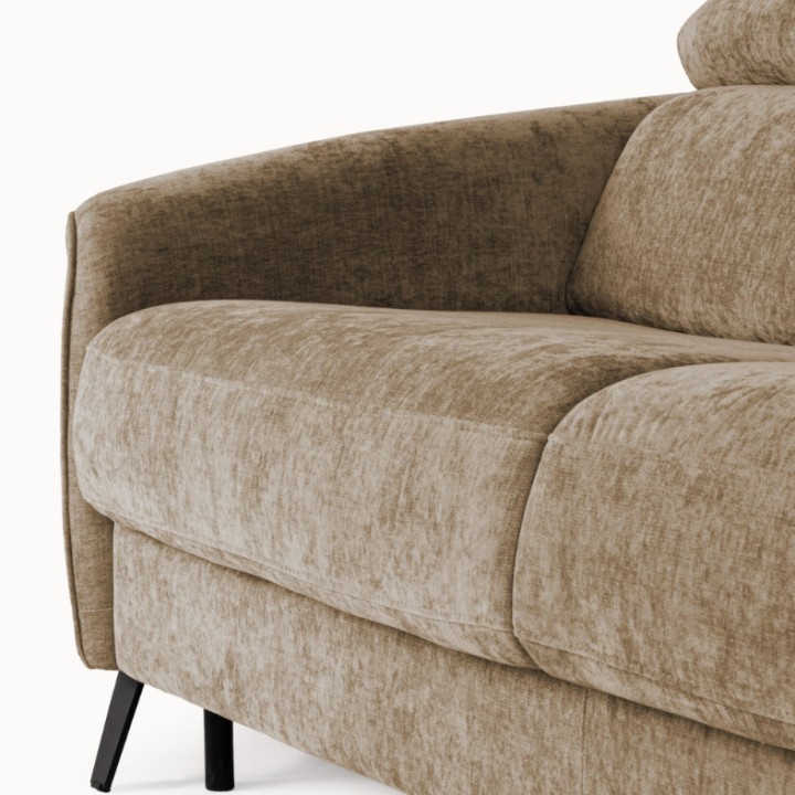 Bergamo Bespoke 2 Seater Sofa Bed in Camel | J&B Furniture