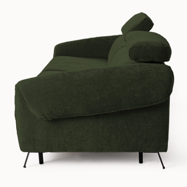 Bergamo Bespoke 2 Seater Sofa Bed in Green | J&B Furniture