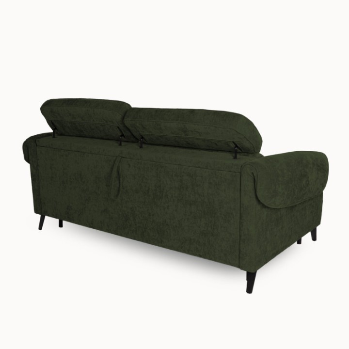 Bergamo Bespoke 2 Seater Sofa Bed in Green | J&B Furniture