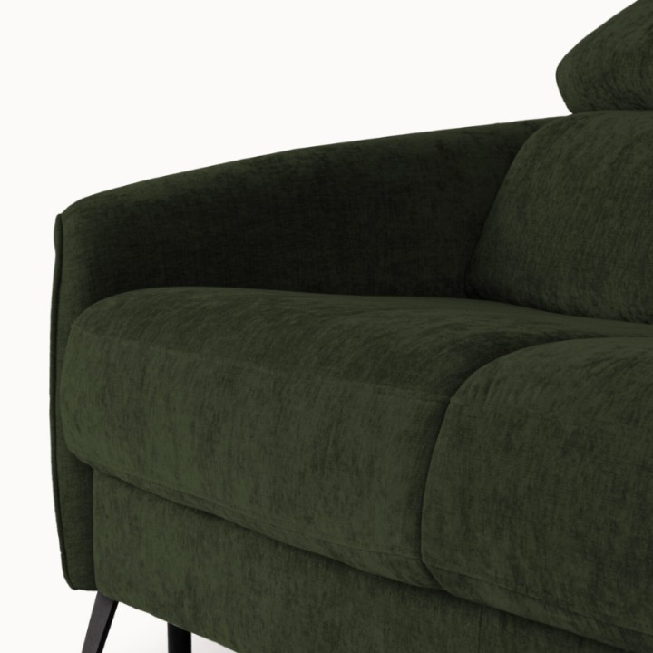 Bergamo Bespoke 2 Seater Sofa Bed in Green | J&B Furniture
