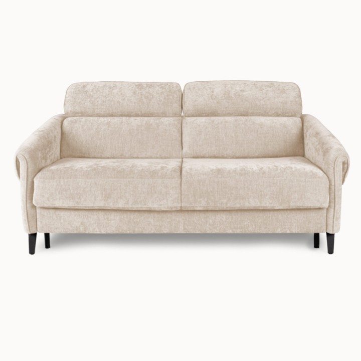 Bergamo Bespoke 2 Seater Sofa Bed in Beige | J&B Furniture