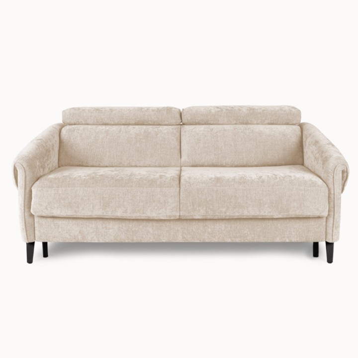 Bergamo Bespoke 2 Seater Sofa Bed in Beige | J&B Furniture