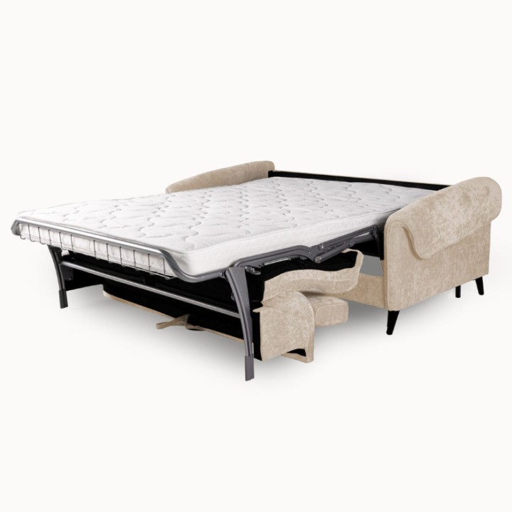 Bergamo Bespoke 2 Seater Sofa Bed in Beige | J&B Furniture
