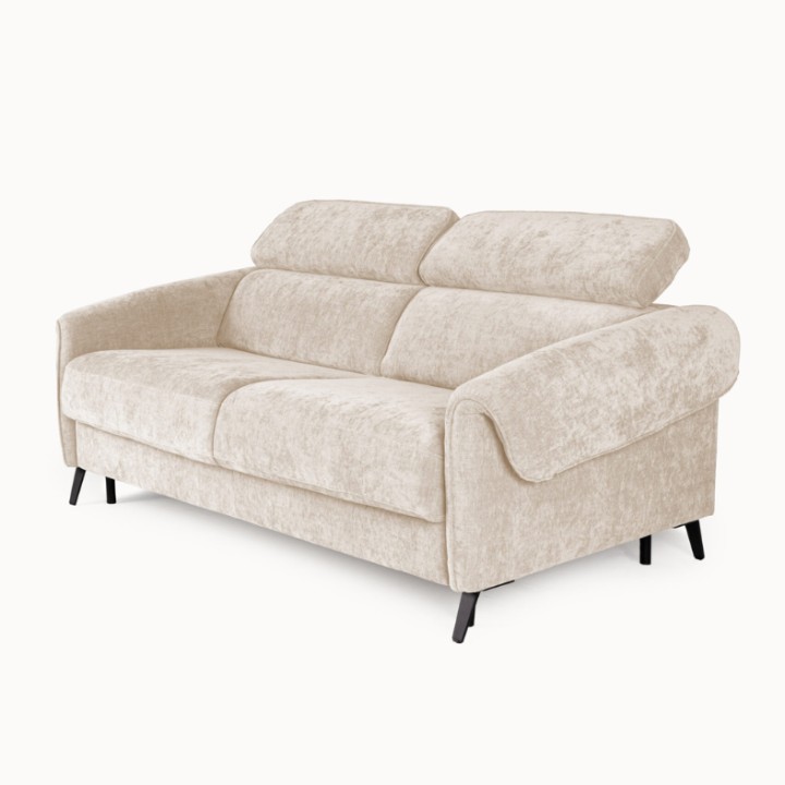 Bergamo Bespoke 2 Seater Sofa Bed in Beige | J&B Furniture