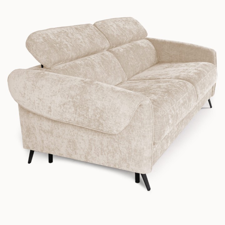 Bergamo Bespoke 2 Seater Sofa Bed in Beige | J&B Furniture