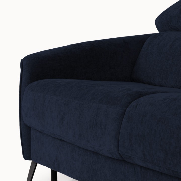 Bergamo Bespoke 2 Seater Sofa Bed in Blue| J&B Furniture