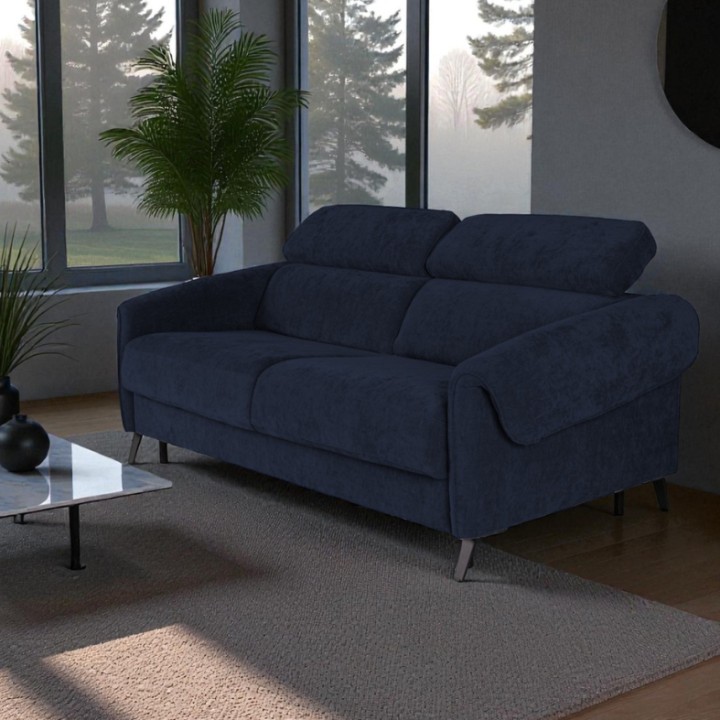 Bergamo Bespoke 2 Seater Sofa Bed in Blue| J&B Furniture