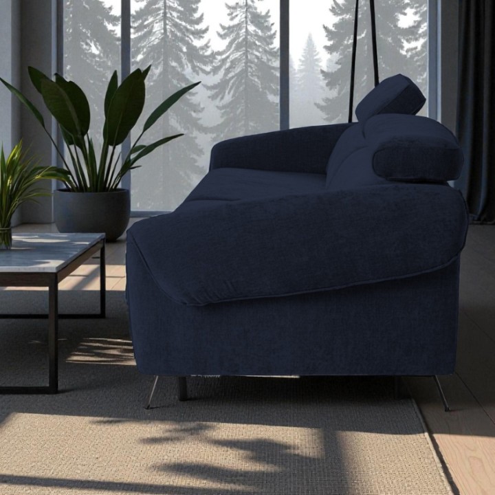 Bergamo Bespoke 2 Seater Sofa Bed in Blue| J&B Furniture