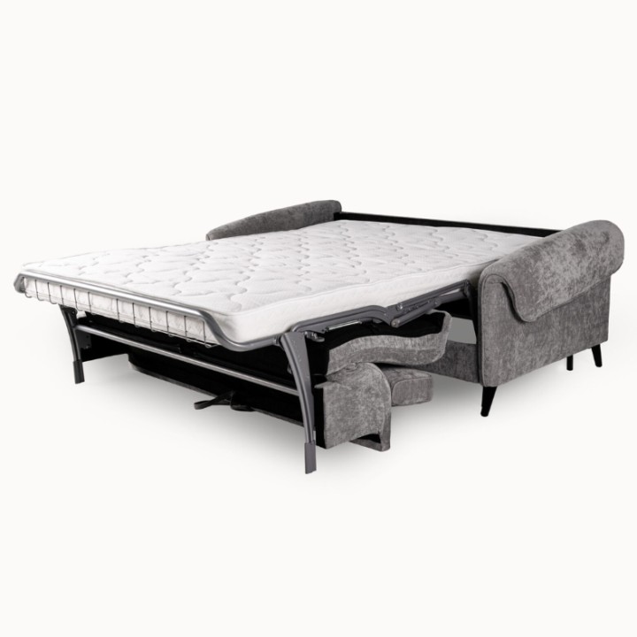 Bergamo Bespoke 2 Seater Sofa Bed in Grey | J&B Furniture