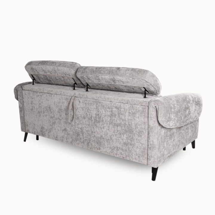 Bergamo Bespoke 2 Seater Sofa Bed in Grey | J&B Furniture