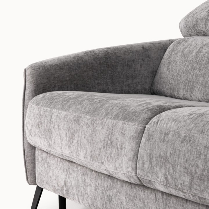 Bergamo Bespoke 2 Seater Sofa Bed in Grey | J&B Furniture