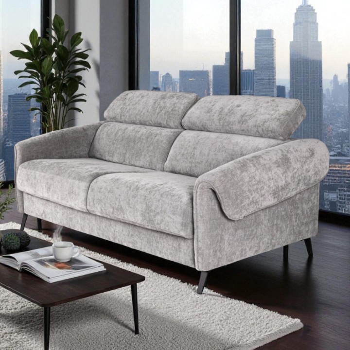 Bergamo Bespoke 2 Seater Sofa Bed in Grey | J&B Furniture
