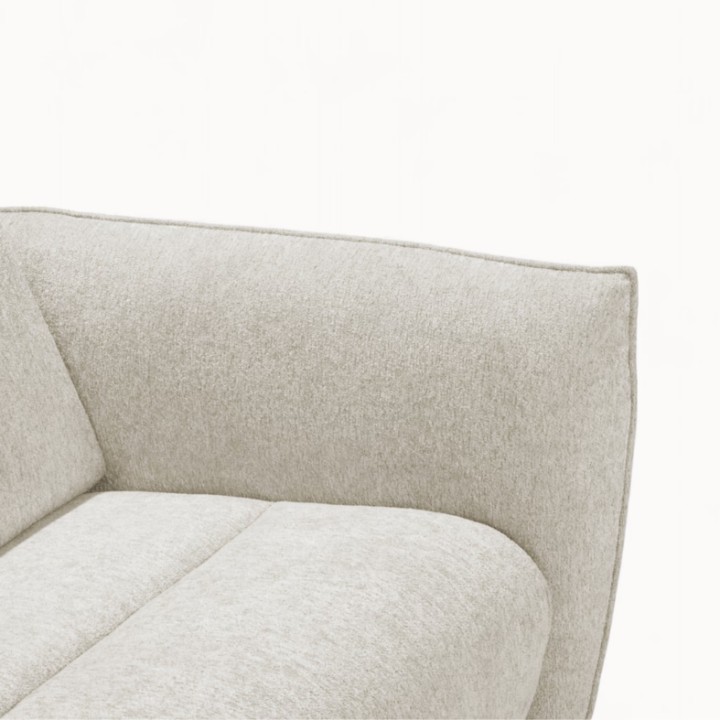 Kalia Bespoke Small 2 Seater sofa in White Fabric | J&B Furniture