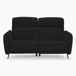 2 Seater sofa in Black Fabric