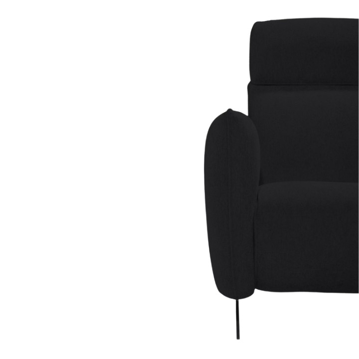 Kalia Bespoke Premium 2 Seater sofa in Black | J&B Furniture