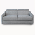 2 Seater Sofa Bed in Grey Fabric