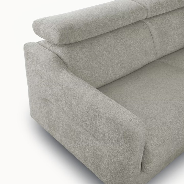 Lugano Compact  2 Seater Sofa Bed in Beige | J&B Furniture