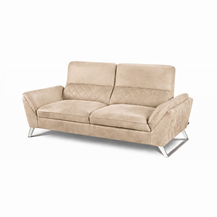 Lorenzo 2 Seater Sofa Beige Leather |Sofas Limerick | J&B