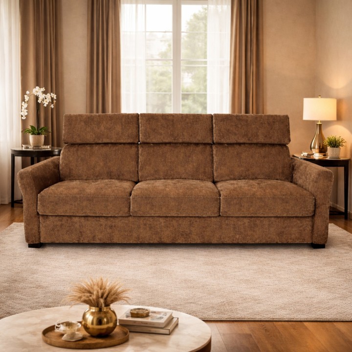 Baggio Bespoke 3-Seater Sofa in Brown | J&B Furniture