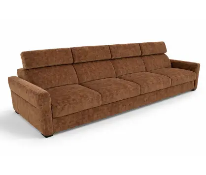 4-Seater Sofa in Brown