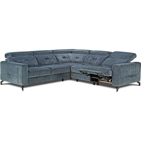 Alison Bespoke Corner Sofa Bed Blue Green - J&B Furniture