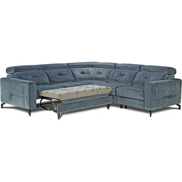 Alison Bespoke Corner Sofa Bed Blue Green - J&B Furniture