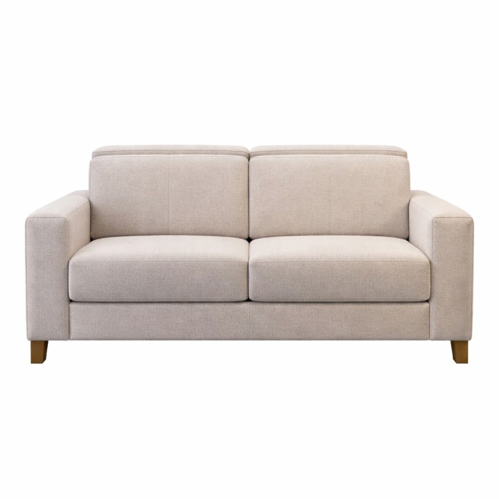 Nesco Bespoke 2 Seater Sofa in Beige Fabric | J&B Furniture