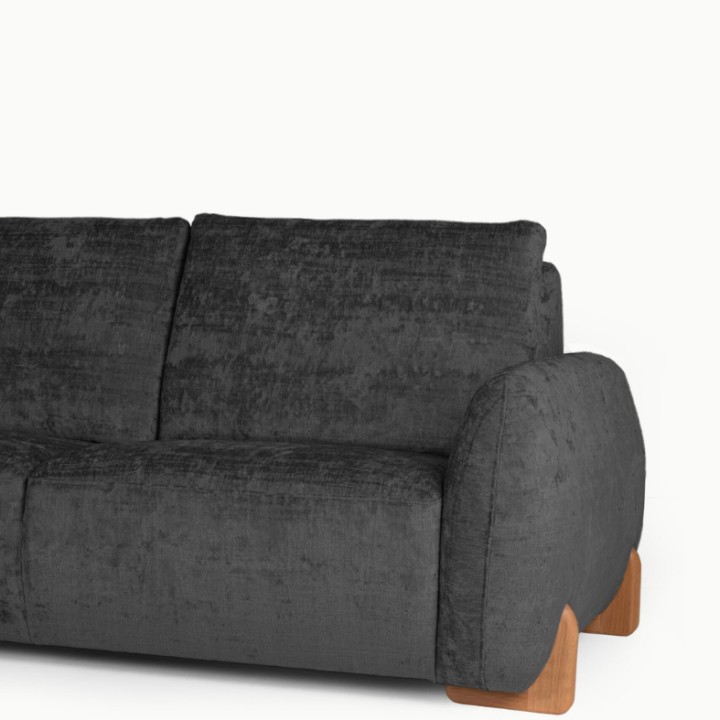 Royal 2 Seater Sofa in Black|Bespoke Sofas in Limerick | J&B