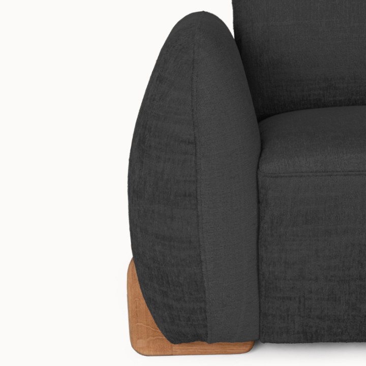 Royal 2 Seater Sofa in Black|Bespoke Sofas in Limerick | J&B