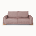 2-Seater Sofa in Pink Premium Fabric