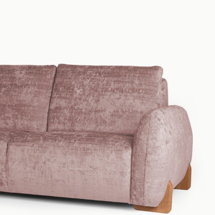 Royal 2 Seater Sofa in Pink| Bespoke Sofas in Limerick | J&B