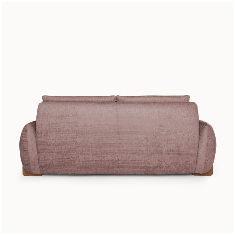 2-Seater Sofa in Pink Premium Fabric