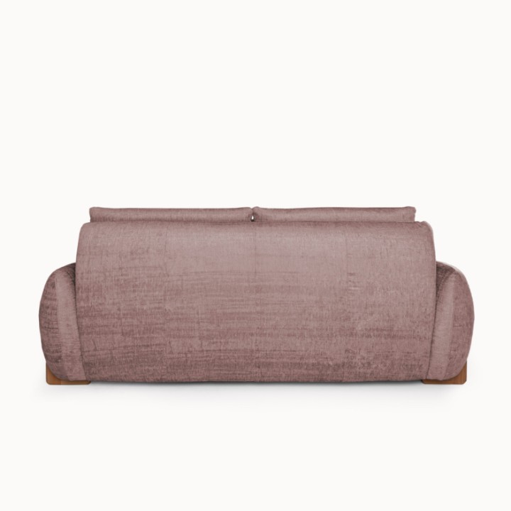 2-Seater Sofa in Pink Premium Fabric