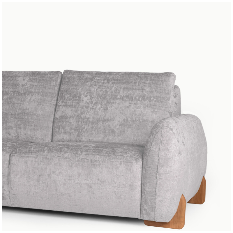 Comfortable 2-Seater Sofa in Grey