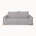 Comfortable 2-Seater Sofa in Grey
