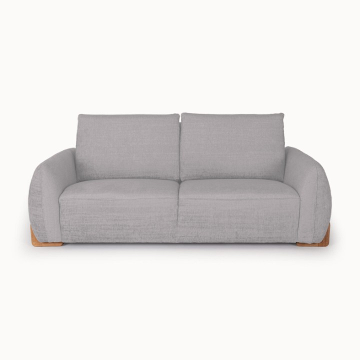 Comfortable 2-Seater Sofa in Grey
