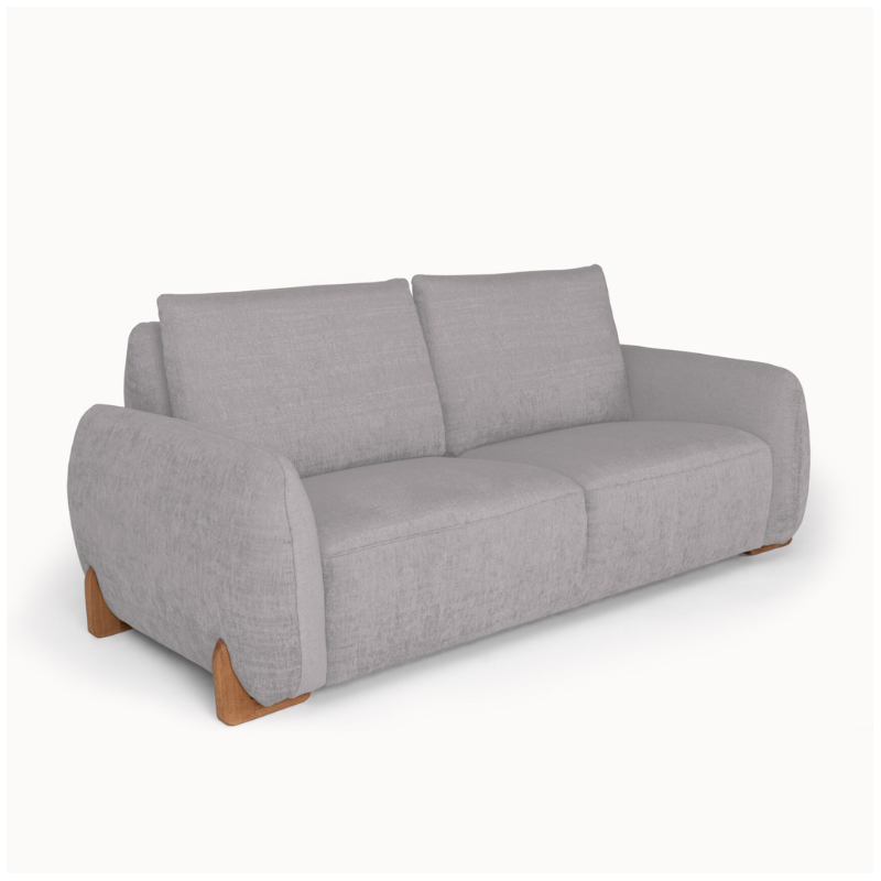 Comfortable 2-Seater Sofa in Grey