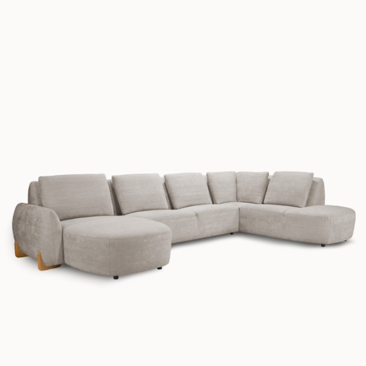 Modern U-Shaped Corner Sofa
