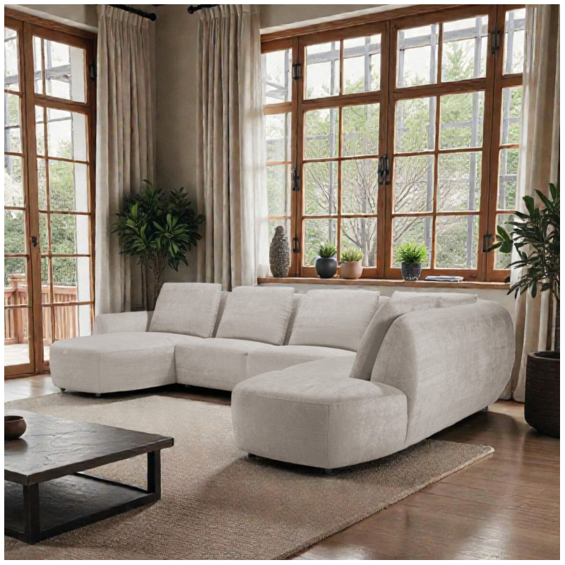Modern U-Shaped Corner Sofa