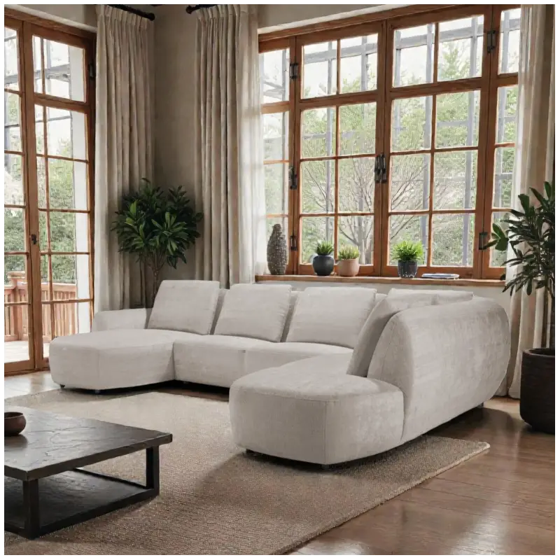 Modern U-Shaped Corner Sofa