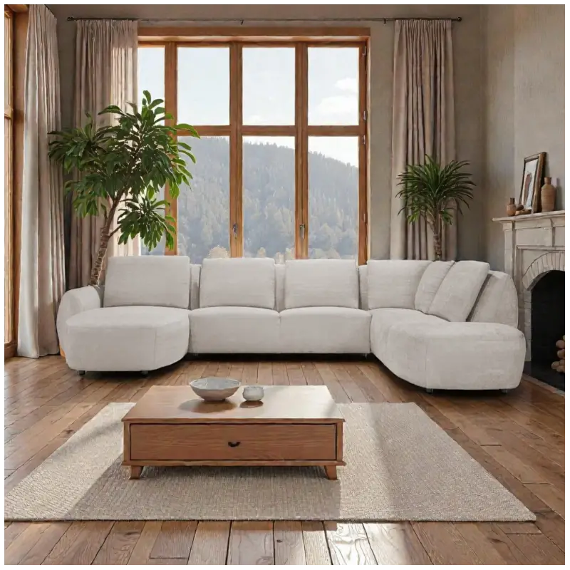 Modern U-Shaped Corner Sofa