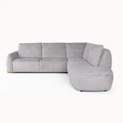 L-Shaped Corner Sofa in Grey