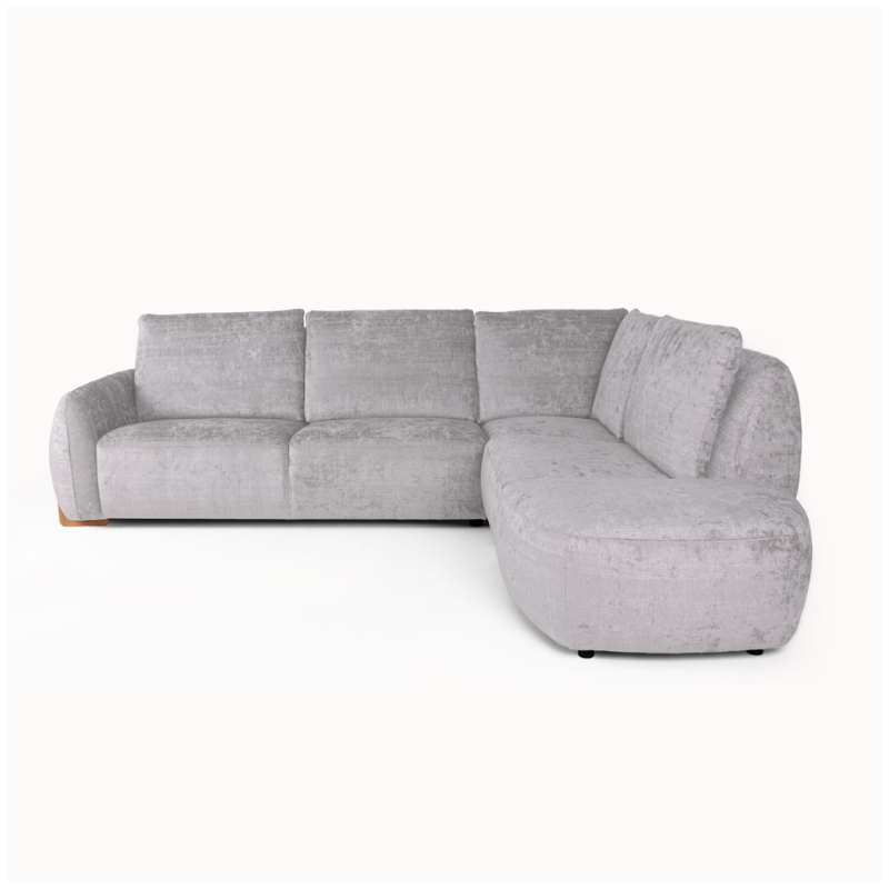 L-Shaped Corner Sofa in Grey