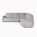 L-Shaped Corner Sofa in Grey