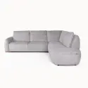 L-Shaped Corner Sofa in Grey