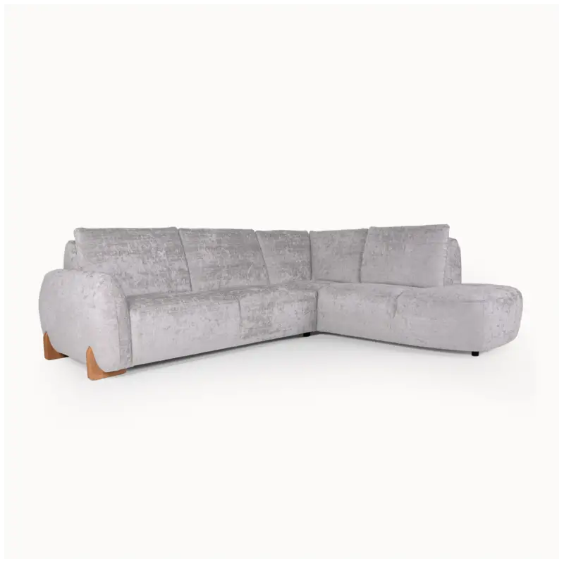 L-Shaped Corner Sofa in Grey