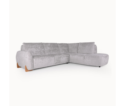 L-Shaped Corner Sofa in Grey