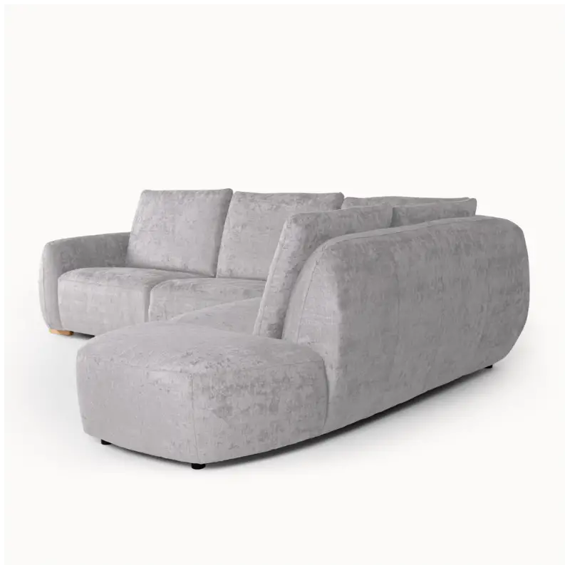 L-Shaped Corner Sofa in Grey