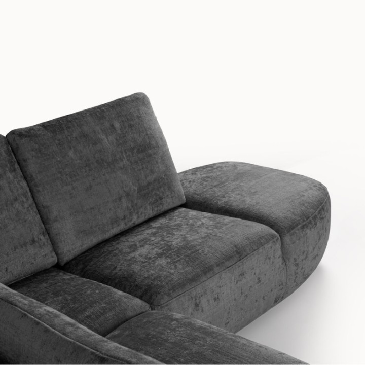 Royal Bespoke Corner Sofa in Black | J&B Furniture