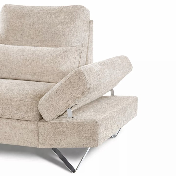 Evolution L Shaped Sofa With Storage in Beige | J&B Furniture